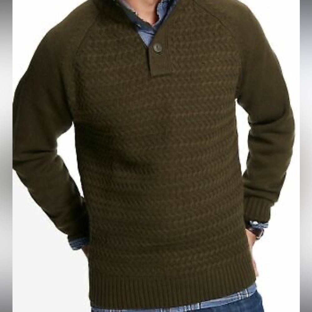 Original Vintage Weatherproof Men’s Pullover Sweater Dark Brown